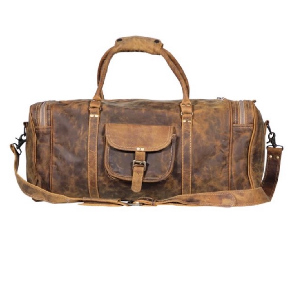 Premium leather duffle - Picture 4 of 5